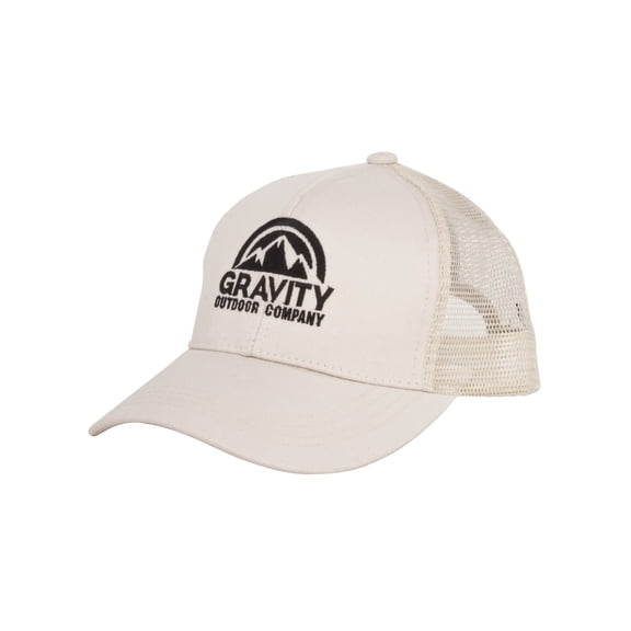 Gravity Outdoor Co. Ponytail Trucker Ponycaps Hat - Beige