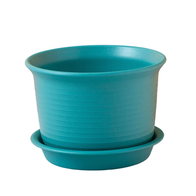 Advancent Maceta de para sala de estar, dormitorio, jardín, maceta de plástico, contenedor suculento, accesorio de jardinería Jardín y Patio Verde M【diámetro 15cm】