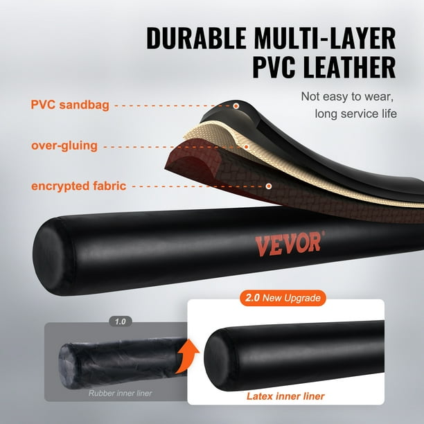 Barre De Boxe Murale VEVOR Réglable | Sac De Frappe Réflexe Avec Gants | Rotation 360° Et Hauteur Adaptable | Pour MMA Et Cardio