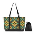 thumbnail image 7 of FORMRS Canvas Laptop Tote Bag for Women with 15.6" Computer Compartments Shoulder Handbag, Geometric Patterns, 7 of 7