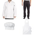thumbnail image 1 of Student Chef Bundle Pack Includes Chef Coat, Pants, Hat & Apron, 1 of 1