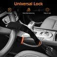 thumbnail image 2 of Anti Theft Car Steering Wheel Lock Block, Anti Theft Auto Security, Universal Theft Protection Vehicle Camper Van Truck SUV Heavy Duty, Universal Fit, 2 Keys (Black), 2 of 7