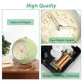thumbnail image 7 of Silent Alarm Clock Bedside Small Table Non Ticking Analogue Retro with Light Button for Desk, 7 of 7