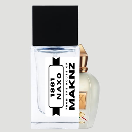 MAKNZ 1861 Naxo Eau de Parfum, Inspired by 1861 Naxos, Unisex Cologne, 1.7 oz / 50ml – Sweet, Honey, Vanilla, Tobacco, Lavender, Citrus, Aromatic, Floral, Powdery, Warm Spicy