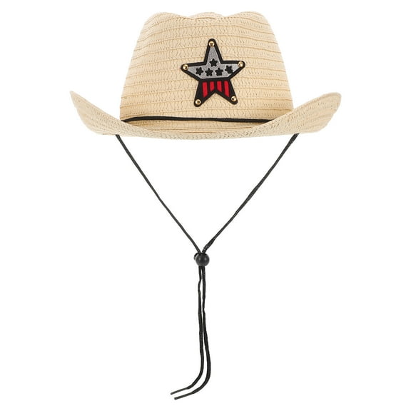 Worgeous Kids Cowboy Hat For Outdoor Camping And Picnics Breathable Toddler Summer Sun Hat Western Cowboy Cap For Boys Girls