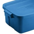 thumbnail image 2 of Rubbermaid Roughneck Tote 3 Gal Storage Container, Heritage Blue (6 Pack), 2 of 3