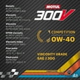 thumbnail image 2 of Motul MTL110857 2 Liter 0W40 300V Competition Oil, 2 of 7