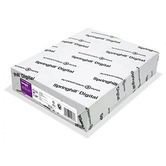 Springhill Digital Opaque Colors Canary, 70lb, Letter, 8.5 x 11, 4,000 Sheets / 10 Ream Case, Made The USA