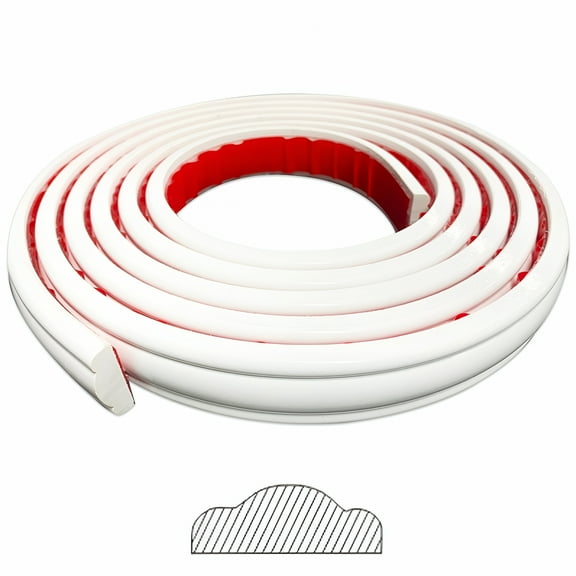 LAMIRO Paintable Wall Molding Trim | Peel and Stick Self-Adhesive Chair Rail | DIY Home Decor on The Cabinet Background Wall Frame