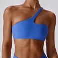 thumbnail image 3 of Sujetador deportivo de un hombro para mujer, Top Push Up, sujetador de Yoga para Fitness, ropa interior, Tops deportivos para mujer, chaleco transpirable para correr, ropa de gimnasio, 3 of 5
