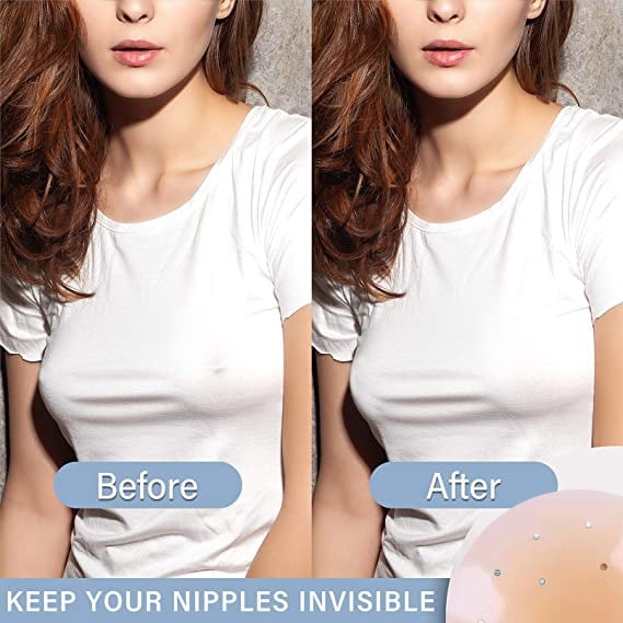 Breathable Silicone Nipple Covers, Women's Reusable Invisible