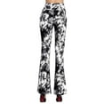 thumbnail image 2 of Tasty Tie Dye Bell Bottom Leggings Black L/XL, 2 of 2