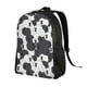 thumbnail image 2 of Disketp Black And White Sheeps Mochila Unisex de Apertura Lateral Completa, Mochila para Laptop para Escuela, Trabajo y Viajes, 2 of 8
