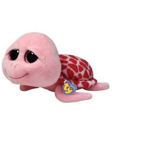 Ty Shellby the Pink Sea Turtle Beanie Boos Stuffed Plush Toy Walmart