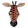 thumbnail image 1 of Hand-carved African Giraffe Mask Jedando Handicrafts ZWD, 1 of 4