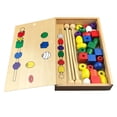 thumbnail image 4 of Bloques de construcción Montessori Sunnimix Abalorio Educativo piedra de equilibrio aprendizaje preescolar, 4 of 8