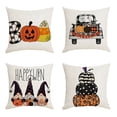 thumbnail image 1 of LINMOUA 18x18 Fall Pillow Covers, Halloween Decorative Throw Pillowcases, Maple Car Linen Throw Cushion Covers For Sofa Couch Home Decor, 4pcs, 1 of 4