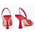 thumbnail image 4 of Women Slanted Back Slim Fit Solid Color High Heels High Heels Office Shoes Wedding Shoes, 4 of 4