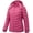 Rose_Pink, variant on Lightweight Full-Zip Puffer Jacket with Hood Quilted Warm Winter Coat for Women Water Resistance, Pink