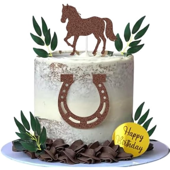 Horse Cake Topper Pony Cake Topper for Horse Theme Party
