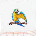 thumbnail image 4 of Inktastic Blue and Gold Macaw Parrot Girls Toddler Dress, 4 of 5