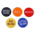 thumbnail image 2 of Distribuidor de fichas de póker del casino 10Pcs Yotijar BIG BLIND, 2 of 8