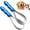 A+B, variant on Dual Sided Shedding Blade, Double-Layer Stainless Steel Shedding Blade with ABS Non-Slip Handle for Cat Dog Horse Cattles Sheep