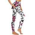 thumbnail image 3 of Hello Kitty High Waisted Leggings for Women, Yoga Pants with Pockets, Soft Athletic Tummy Control Pants for Running Yoga Workout, 3 of 5