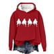 thumbnail image 1 of Abrigo cálido de felpa con estampado para mujer, suéter de vellón, abrigo informal, suéter de bolsillo, abrigo de otoño e invierno, 1 of 6