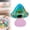 C, variant on Hand Blown Glass Mini Mushrooms, 0.78-1.18in, Colorful Tiny Glass Figurines Miniature Mushroom Decor for Dashboard Decor, Terrarium, Desk Shelf, Aquarium, Gift for Women, Desktop,2Pcs