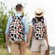 thumbnail image 4 of Easygdp Brown Black Cow Mochila de Lona Resistente para Laptop, Compatible con Laptops de 15 a 17 pulgadas, Ideal para Escuela, Trabajo y Viajes-Medium, 4 of 5