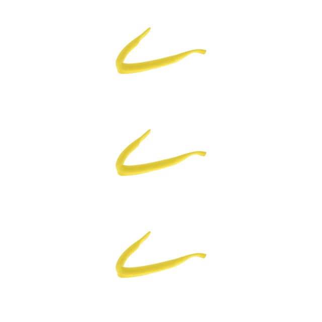 Guardoinrt Garniture de Lunettes pour 3Set Jaune 43cm Résistant et Durable