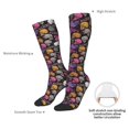 thumbnail image 5 of Bingfone Compression Socks for Women and Men Long Socks for Running Athletic Cycling Nurse-Halloween Skeleton, 5 of 8