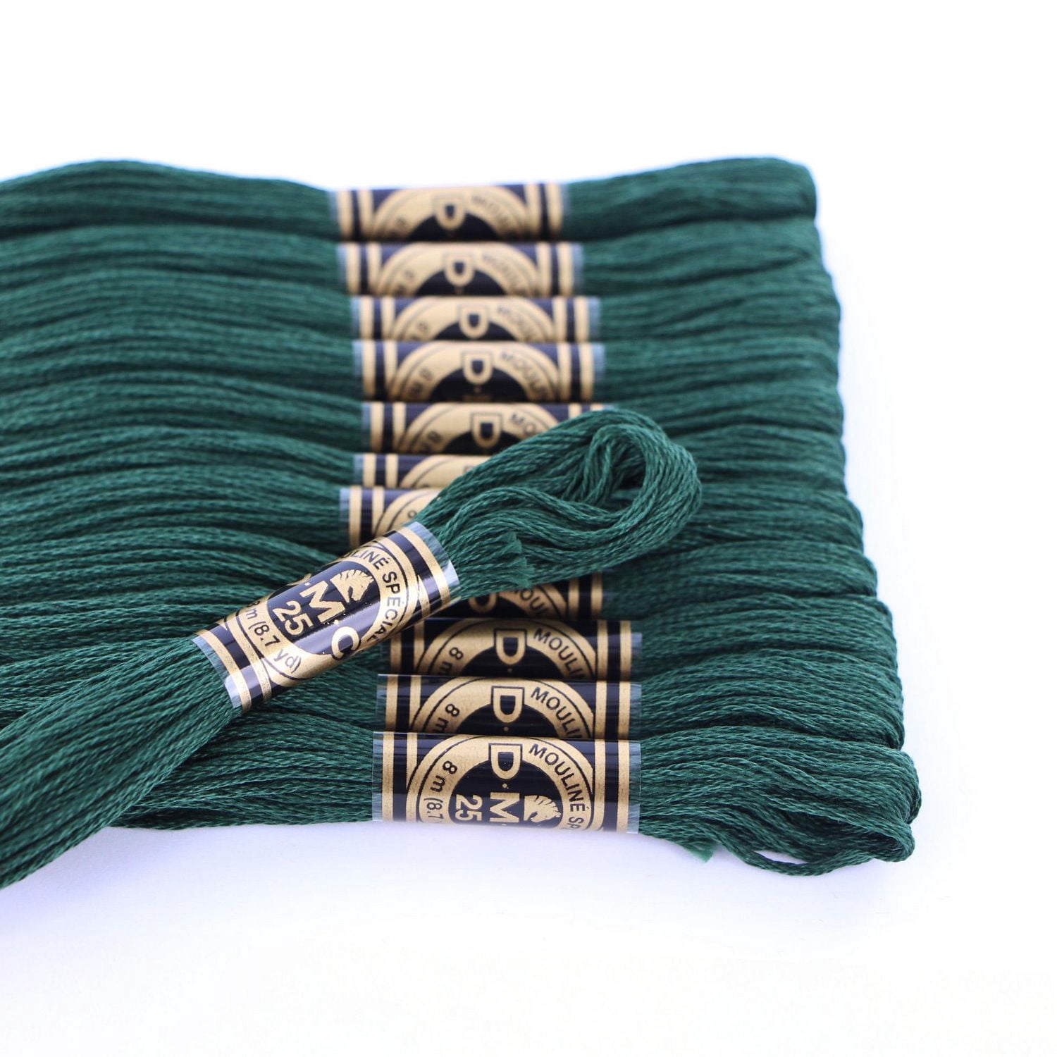 DMC Green Cotton 6 Strand Floss 8m
