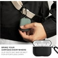 thumbnail image 5 of Native Union Active Case for AirPods Pro 3 – Silky Smooth Matte Silicone Case with Clip to Attach Anywhere (Black), 5 of 6