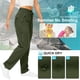 thumbnail image 3 of Pantalones de senderismo Toomett 6608 para mujer de secado rápido UPF 50+ Army, 3 of 8