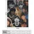 thumbnail image 2 of Barry Keoghan Blanket Cool #3 Super Soft Throw Blanket Silky Flannel Lightweight for Sofa, Bed Blanket All Season Use 50""*60""（130 * 150cm）, Style-4, 2 of 6