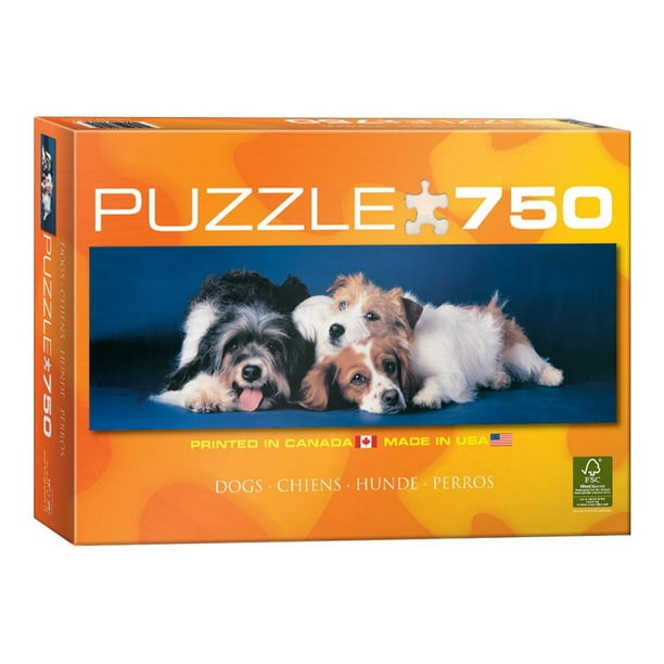 EurographicsPuzzles Animals - Chiens - puzzle - 750 Pièces