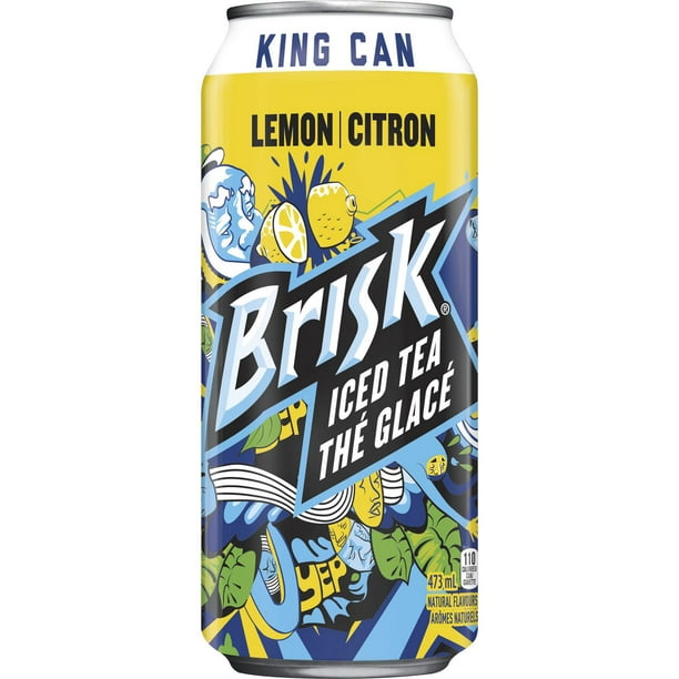 Thé glacé au citron Brisk, 473 mL, 1 canette