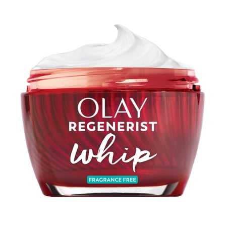 Olay Skin Care Whip Face Moisturizer, Fragrance-Free, Wrinkle Cream for All Skin Types, 1.7 oz