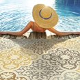 thumbnail image 3 of Oriental Weavers Bali 7'10" Round Machine Woven Rug in Ivory, 3 of 3