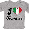 thumbnail image 4 of Inktastic Florence Italy Vacation Boys or Girls Long Sleeve Baby Bodysuit, 4 of 5