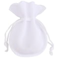 thumbnail image 1 of Bolsas Mini de Terciopelo VelvtyWhite 1Pza Blanco 7x9cm Terciopelo Bolsa en Forma de Calabaza., 1 of 2