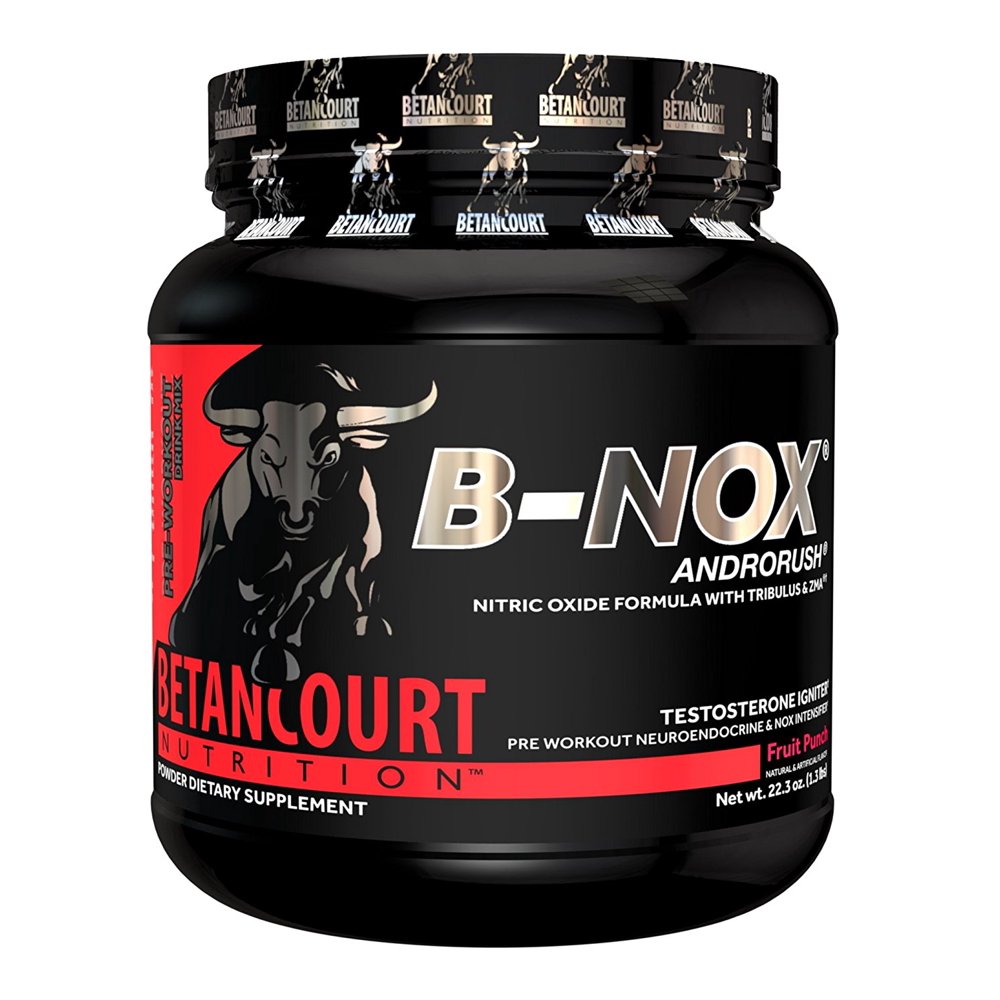 BNOX Androrush PreWorkout Nitric Oxide Testosterone Blend Fruit Punch
