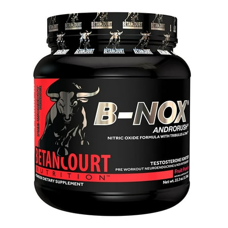 BNOX Androrush PreWorkout Nitric Oxide Testosterone BlendFruit Punch (35
