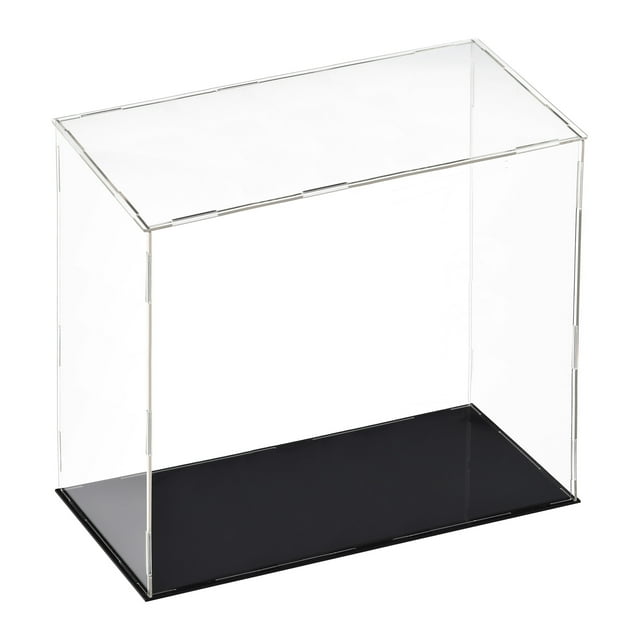 Unique Bargains Acrylic Clear Display Case Box Dustproof Protection Showcase Cube Collectibles Show Box 30x15x30cm
