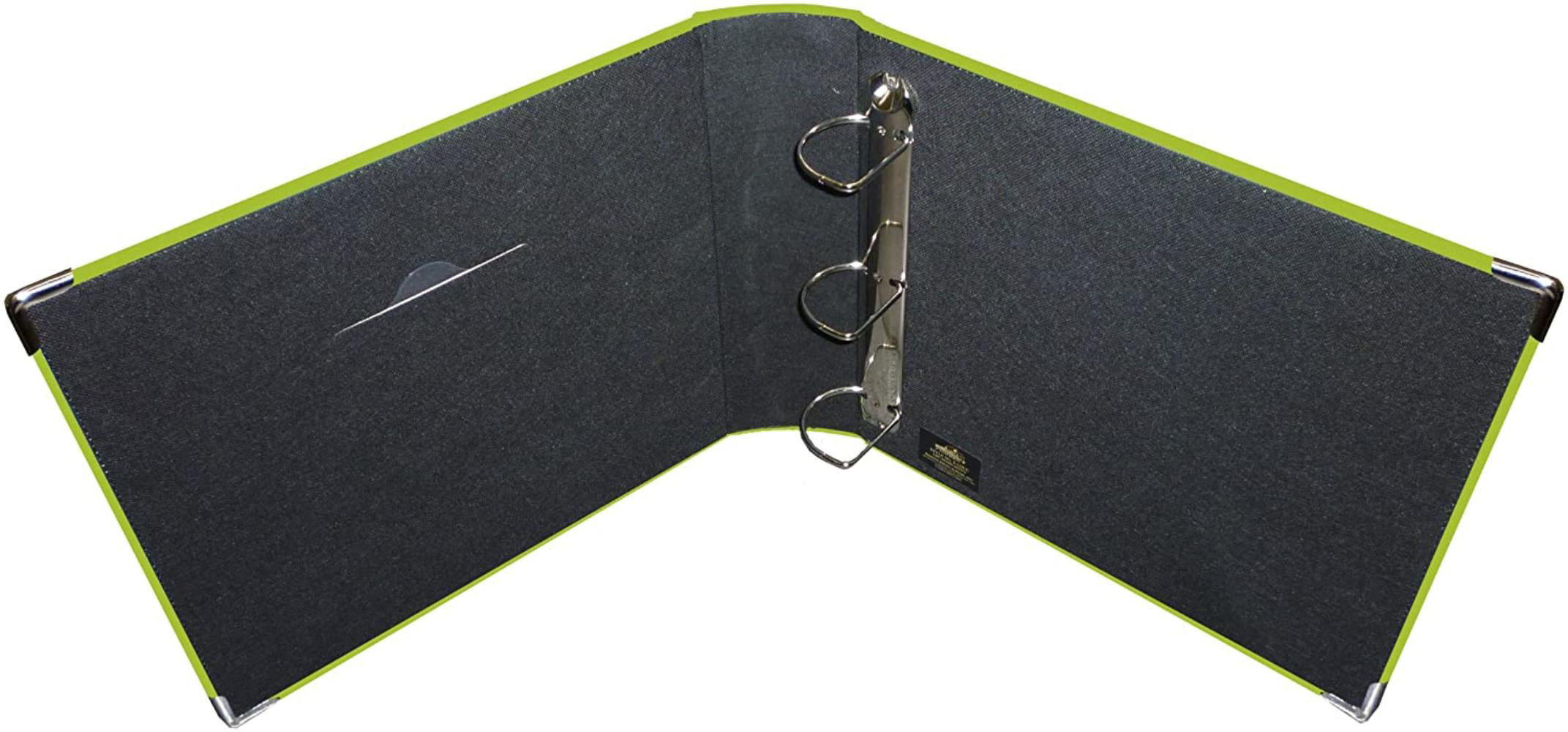 T-12JF/C Jumbo 3-Ring Sewn Leatherette Frame Cover Memory Book Binder Lime Green New Version 