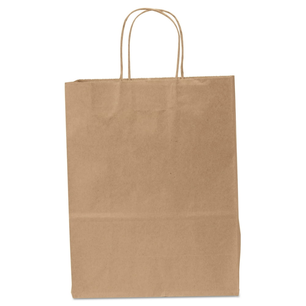 General Paper Shopping Bag, 60lb Kraft, HeavyDuty 10 x 5 x 13, 250