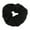 Black, variant on Jumbo Chiffon Scrunchie, Elastic Hair Tie