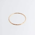 thumbnail image 3 of Hammered Gold Ring, Rose Gold Stacking Rings, Minimalist Rings, Skinny Silver Rings for Women (5 US, Rose Gold Filled/ Grooved), 3 of 9